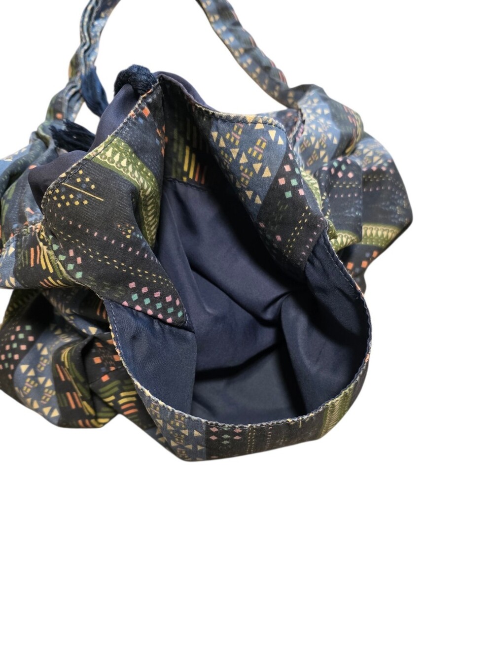 Mossimo Boho Print Tassled Roomy Crossbody Bag With Exterior Pocket - Picture 4 of 8